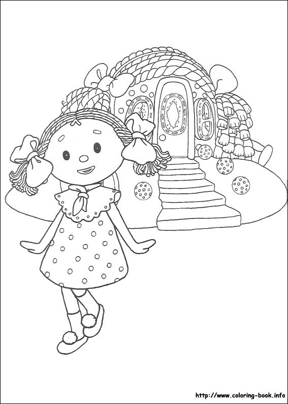 Andy Pandy coloring picture